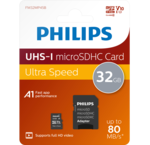 Philips Micro SDHC Memóriakártya 32GB Class 10 UHS-I U1 Adapter