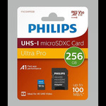 Philips Micro SDXC Memóriakártya 256GB Class 10 UHS-I U1 Adapter