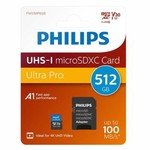 Philips Micro SDXC Memóriakártya 512GB Class 10 UHS-I U1 Adapter