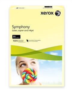 Xerox Symphony színes karton A/4 160g pasztell sárga 250ív/csomag