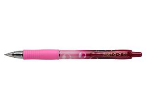 PILOT G-2 Pink Bubble Zseléstoll, 0,32 mm, nyomógombos, kék tinta