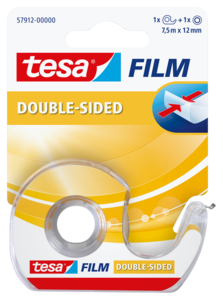 TESA 57912 TESAFILM RAGASZTÓSZALAG KÉTOLDALÚ 7.5MX12MM, adagolóval