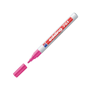 Edding Lakkmarker 751 kerek hegy 1-2mm pink